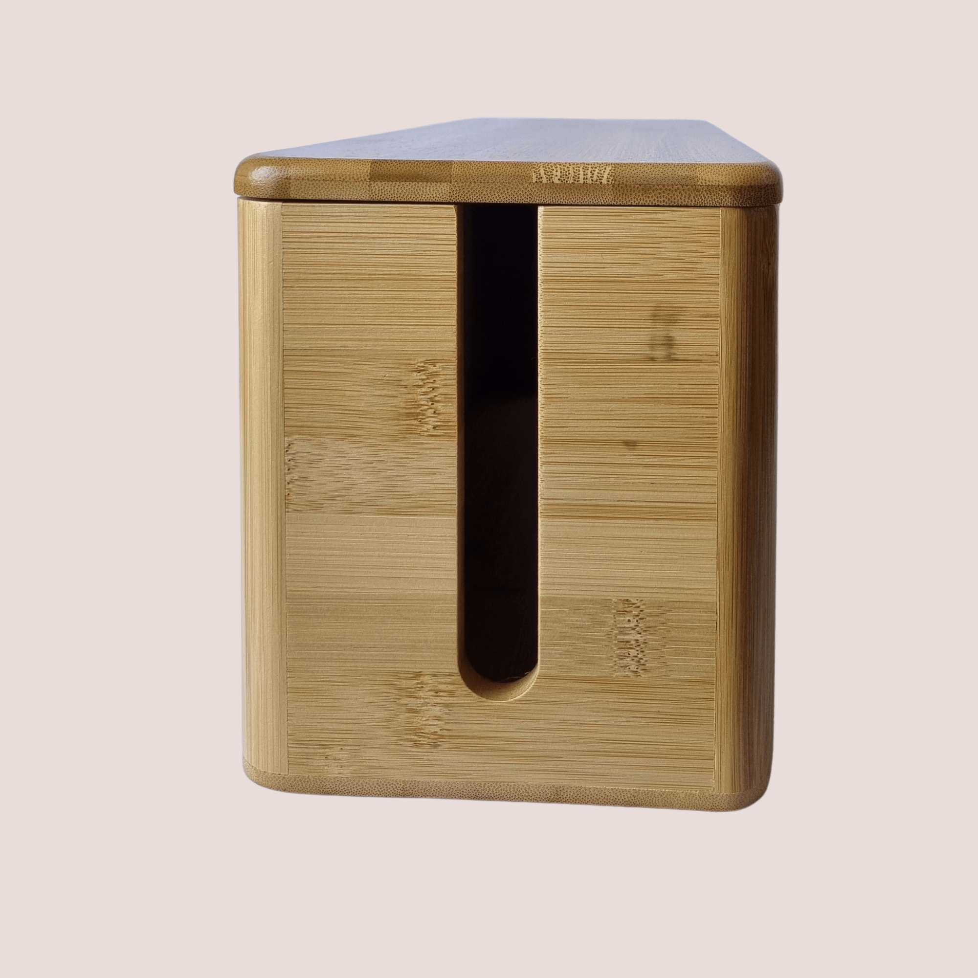 Skanoor XL Kabelbox aus Bambus – 40×14×16 cm